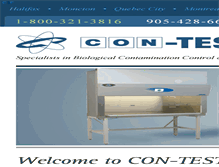 Tablet Screenshot of con-test.com